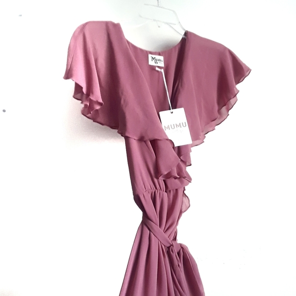 Show Me Your MUMU Jess Ruffle Midi Dress - Picture 5 of 9